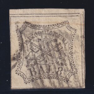 1852 8 BAJ PONTIFICIO ANNULLATO
