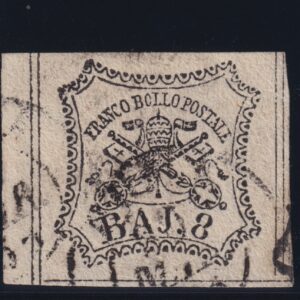 1852 8 BAJ PONTIFICIO ANNULLATO