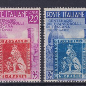 1951 TOSCANA 2 VALORI M.N.H.