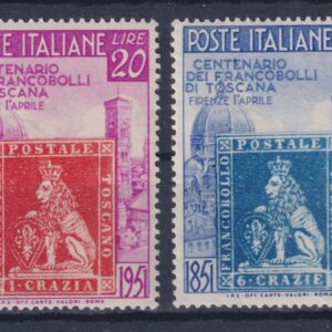 ITALIA 1951 TOSCANA M.N.H.