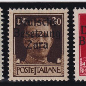 REGNO 1943 ZARA III TIPO M.N.H. CERT. CILIO