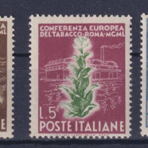 REPUB. IT. 1950 TABACCO M.N.H.