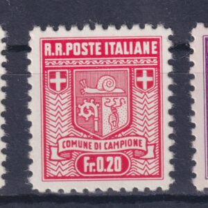REGNO 1944 CAMPIONE DENT. 11 M.N.H.