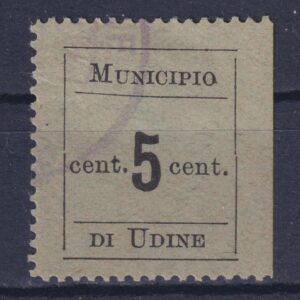 MUNICIPIO UDINE 5 CENT.