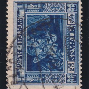 REGNO D'ITALIA 1938 PITTORICA SOMALIA dent. 14 CERT. CILIO