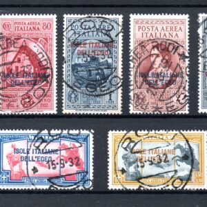 REGNO - GARIBALDI EGEO - 1932 - ANNULLATO - cert. Sottoriva
