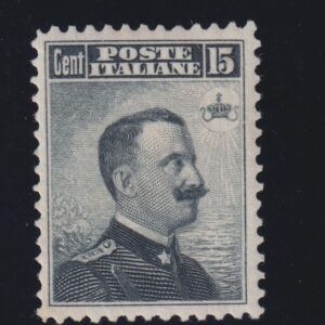 REGNO D'ITALIA 1906 MICHETTI 15c. M.N.H. CERT. RAYBAUDI