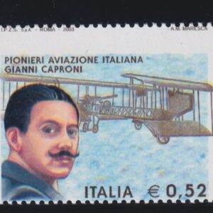 ITALIA 2003 GIANNI CAPRONI MNH VARIETÀ CERT. FERRARIO