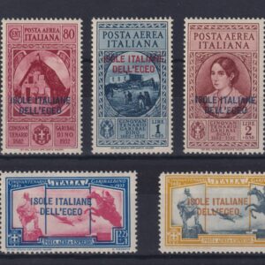 REGNO D'ITALIA 1932 GARIBALDI EGEO P.A. M.N.H. CERT. RAYBAUDI