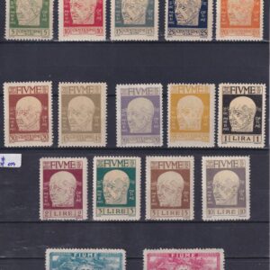 REGNO D'ITALIA 1920 FIUME D'ANNUNZIO M.N.H. CERT. DIENA