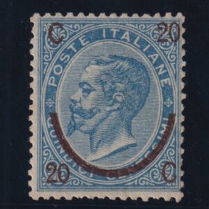 REGNO D'ITALIA 1865 FERRO CAVALLO I° TIPO M.N.H. CERT. DIENA