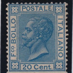 REGNO D'ITALIA 1867 Effigie Vittorio Emanuele II M.N.H. CERT. CILIO