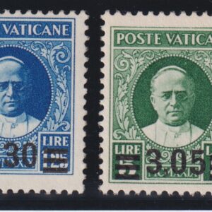 VATICANO 1934 PROVVISORIA M.N.H. CERT. CILIO
