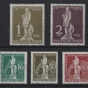 Germania 1949 “75° Anniversario U.P.U.” M.N.H. Cert. Cilio