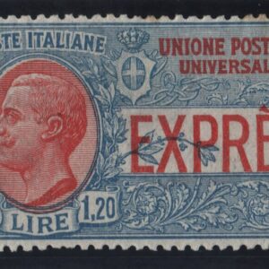 Regno 1922 “Espresso” non emesso M.N.H. Cert. Diena